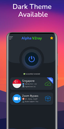 Alpha V2ray - Tunnel VPN Capture d'écran 2