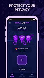 Triple Ape VPN - Safe & Secure Zrzut ekranu 0