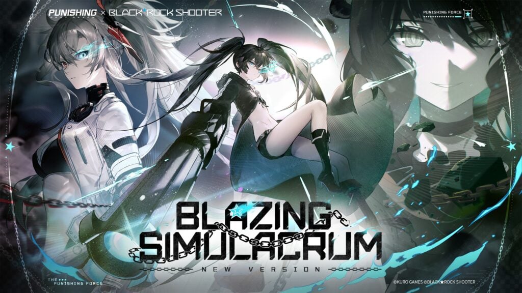 Black ★ Rock Shooter si unisce a punire: grigio corvo in una patch di simulacrum ardente