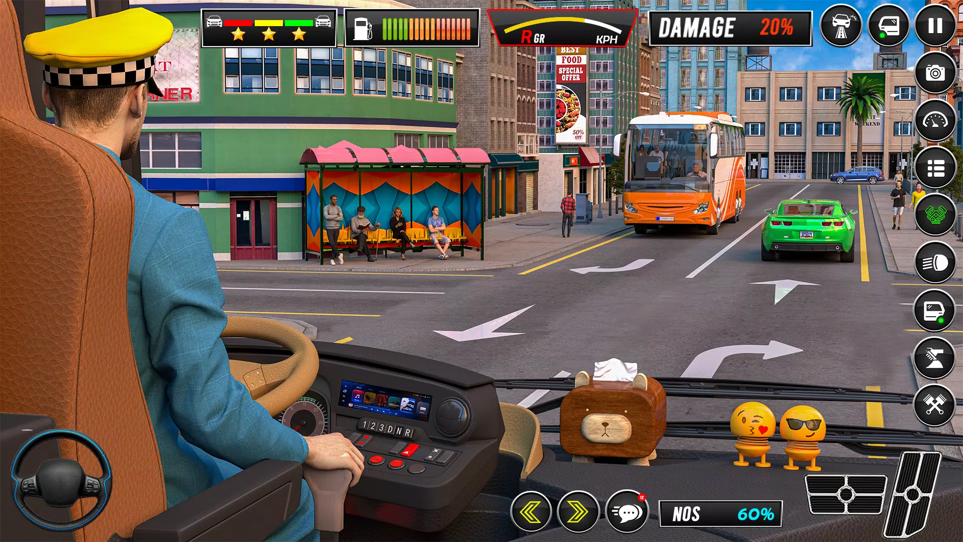 US Bus Driving Game Bus Sim ဖန်သားပြင်ဓာတ်ပုံ 3