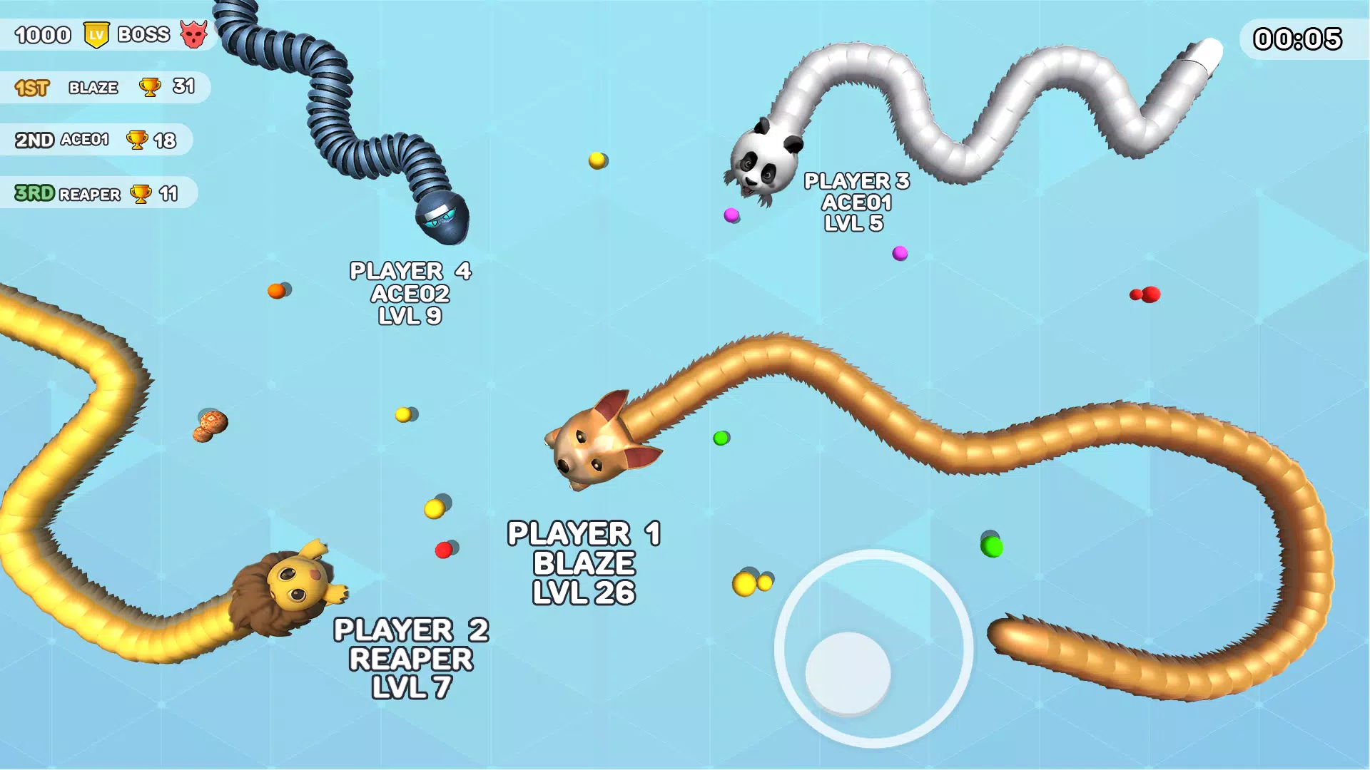 Worms Clash - Snake Games Ảnh chụp màn hình 3