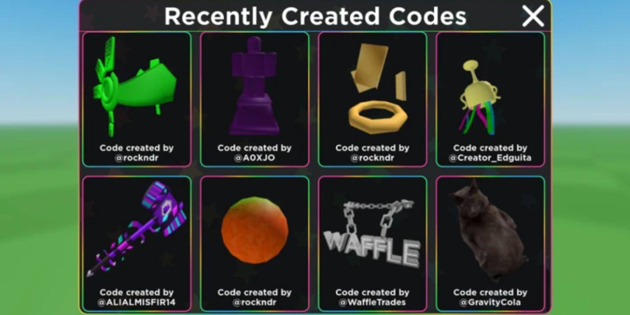 roblox UGC LIMITEM CODESS: ဇန်နဝါရီလ 2025 နောက်ဆုံးသတင်း