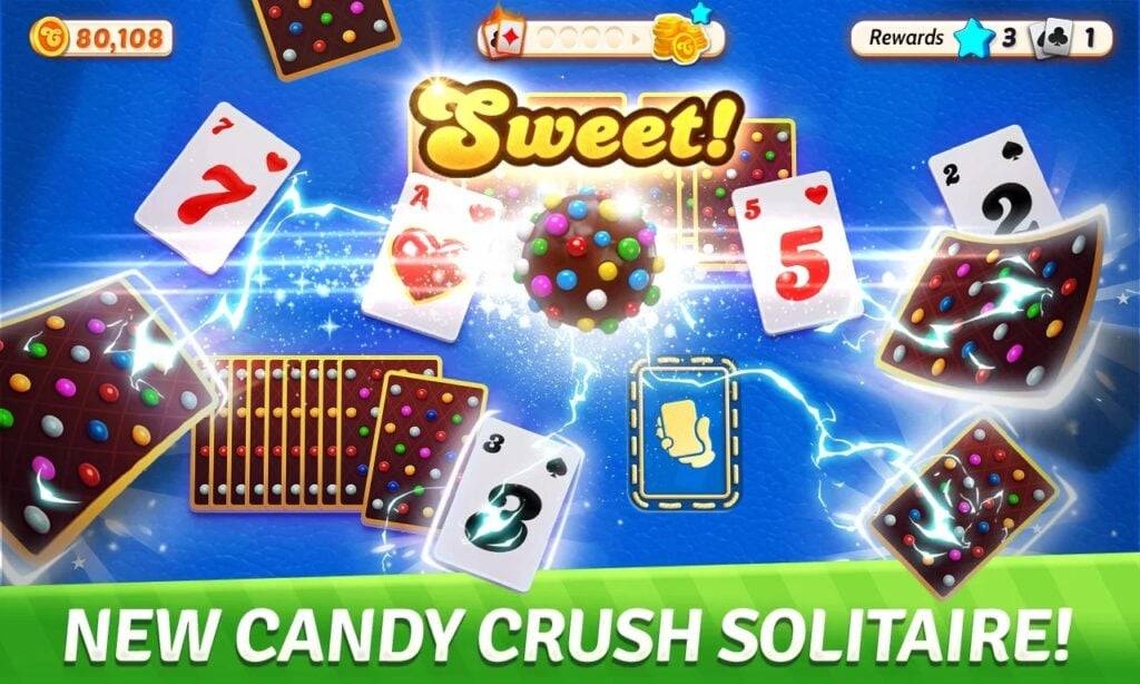 Nieuw spel Candy Crush Solitaire laat je Tripeaks spelen geduld op mobiel