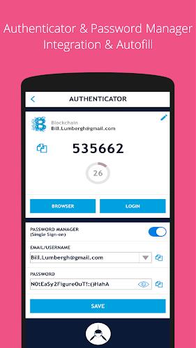 SAASPASS Authenticator 2FA App स्क्रीनशॉट 1