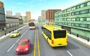 Bus Driving Sim- 3D Bus Games Capture d'écran 3