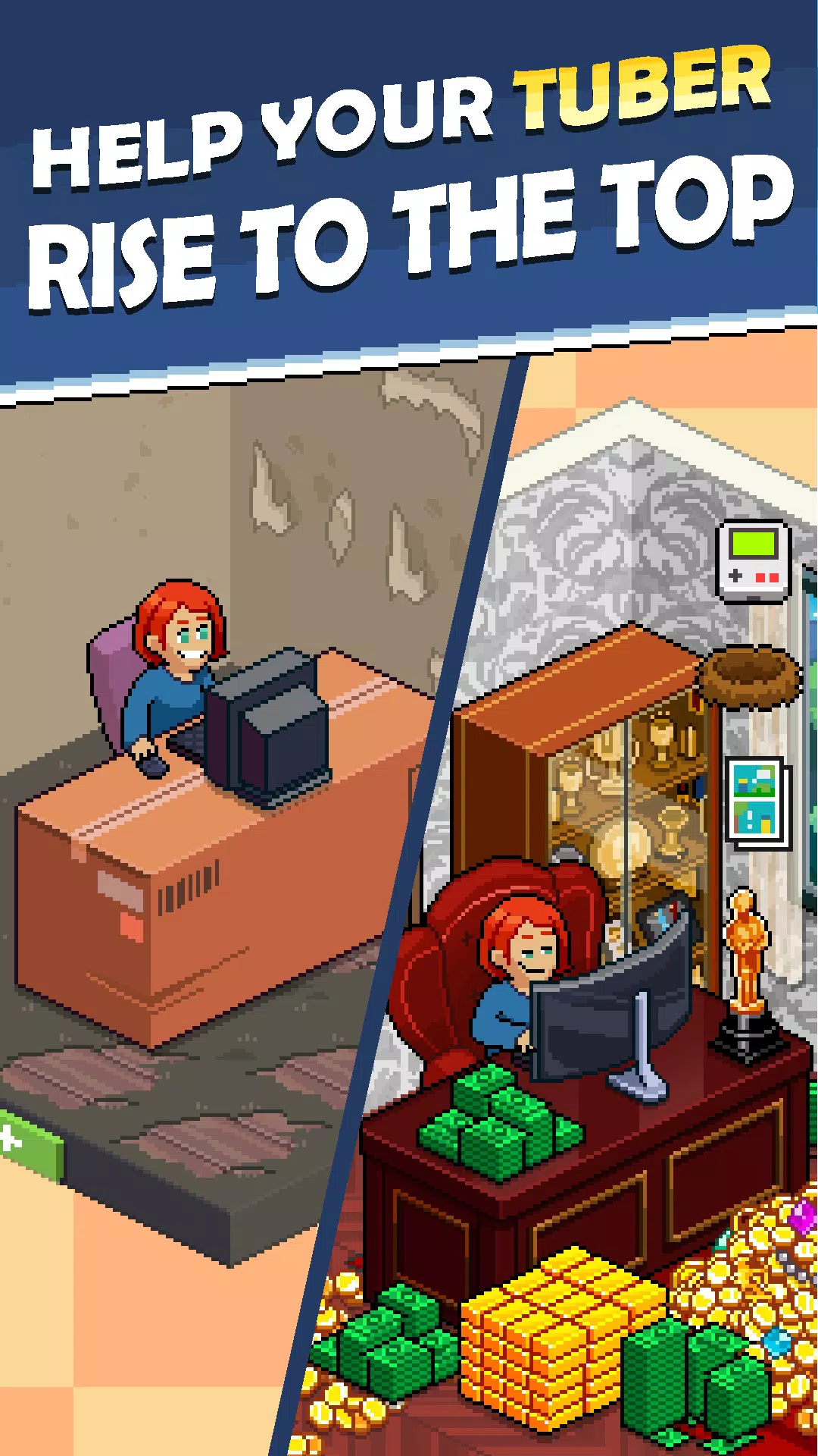 PewDiePie's Tuber Simulator Captura de pantalla 1