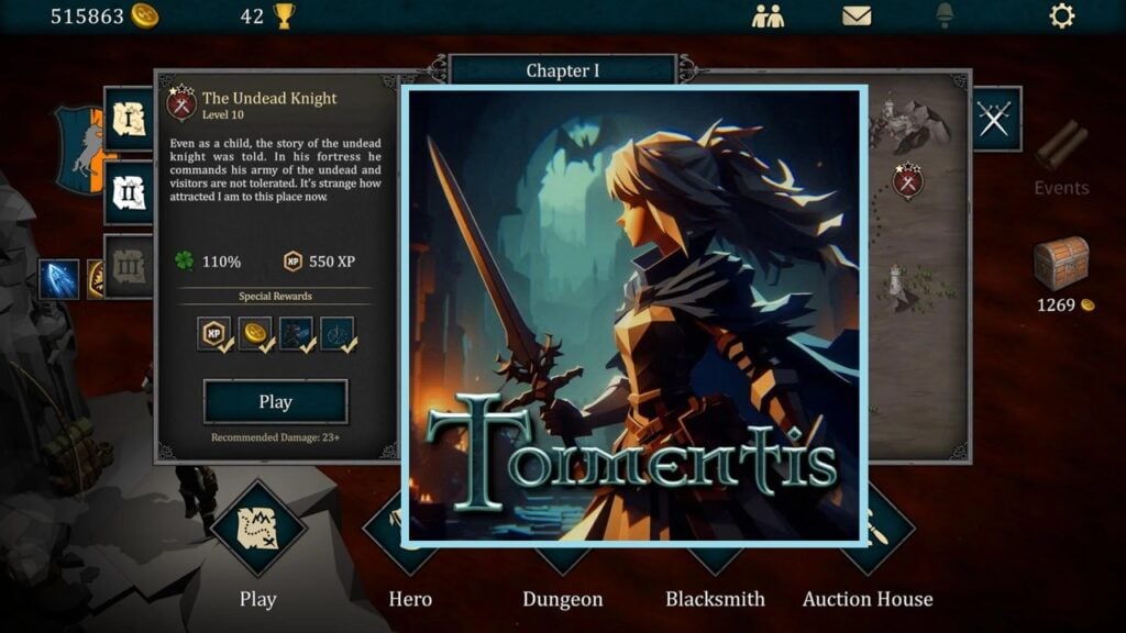 Tormentis: Isang nakaka-engganyong pakikipagsapalaran ng piitan-building para sa Android