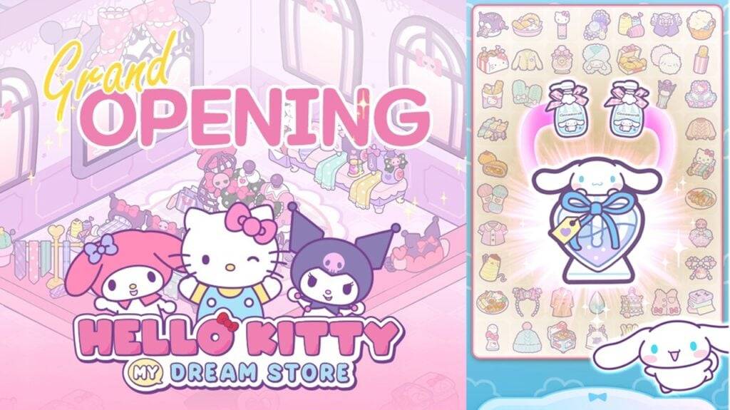 “新游戏警报：与Sanrio合并在Hello Kitty My Dream Store”