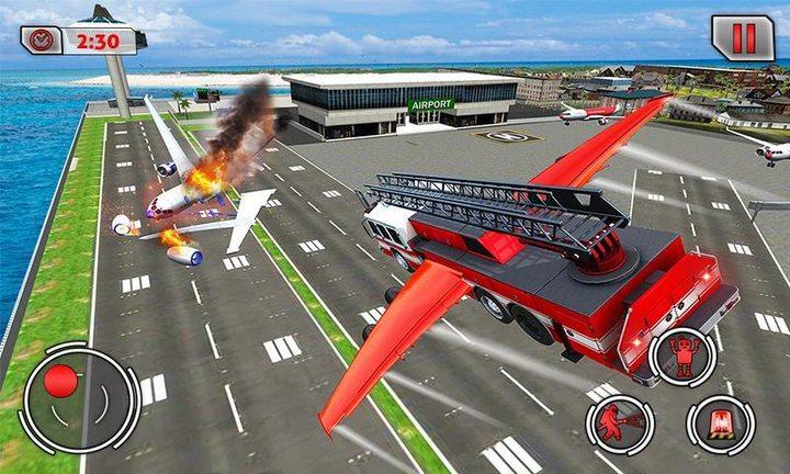 Fire Truck Games: Robot Games Ekran Görüntüsü 1