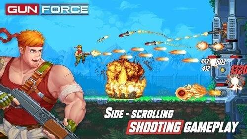 Gun Force: Action Shooting Ảnh chụp màn hình 0