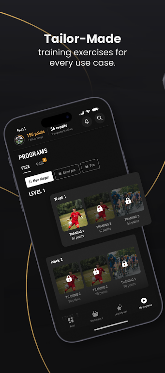 Ballers App: Football Training স্ক্রিনশট 1