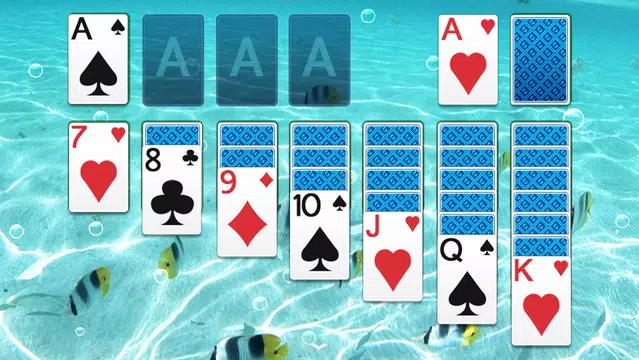 Schermata Solitaire: Ocean Blue 3