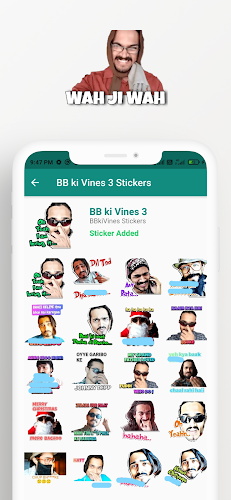 BB Ki Vines Stickers Captura de pantalla 2