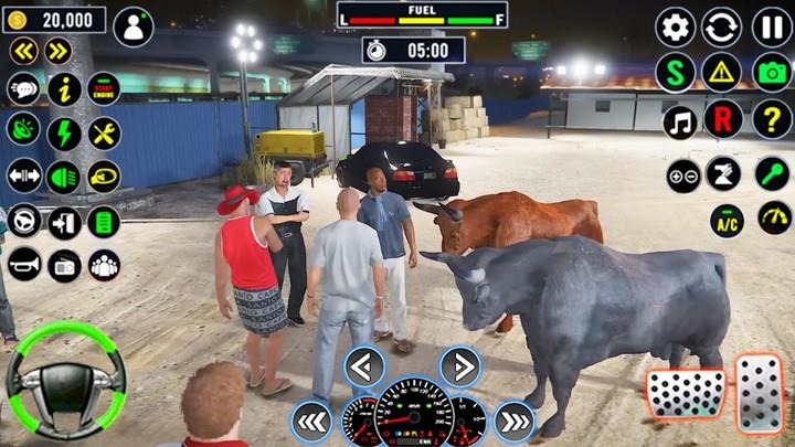 Animal Transport Truck Sim 3D Tangkapan skrin 0