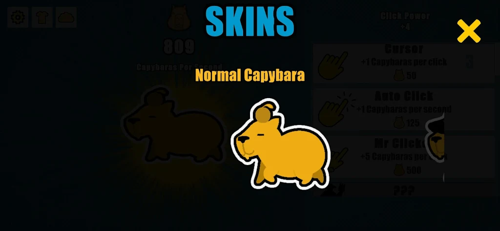 Capybara Clicker स्क्रीनशॉट 2