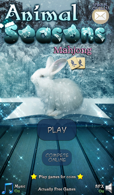 Hidden Mahjong: Animal Seasons Schermafbeelding 0