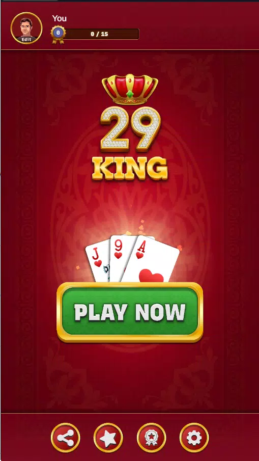 29 King Card Game Offline Schermafbeelding 0