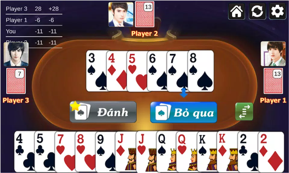 Tien Len Mien Nam TM Captura de pantalla 2