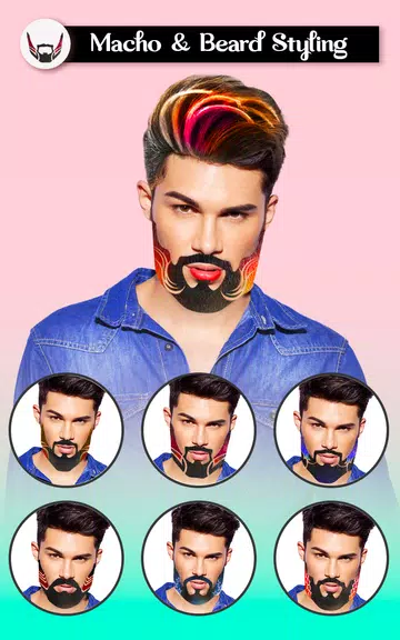 Schermata Macho - Man makeover app & Pho 2