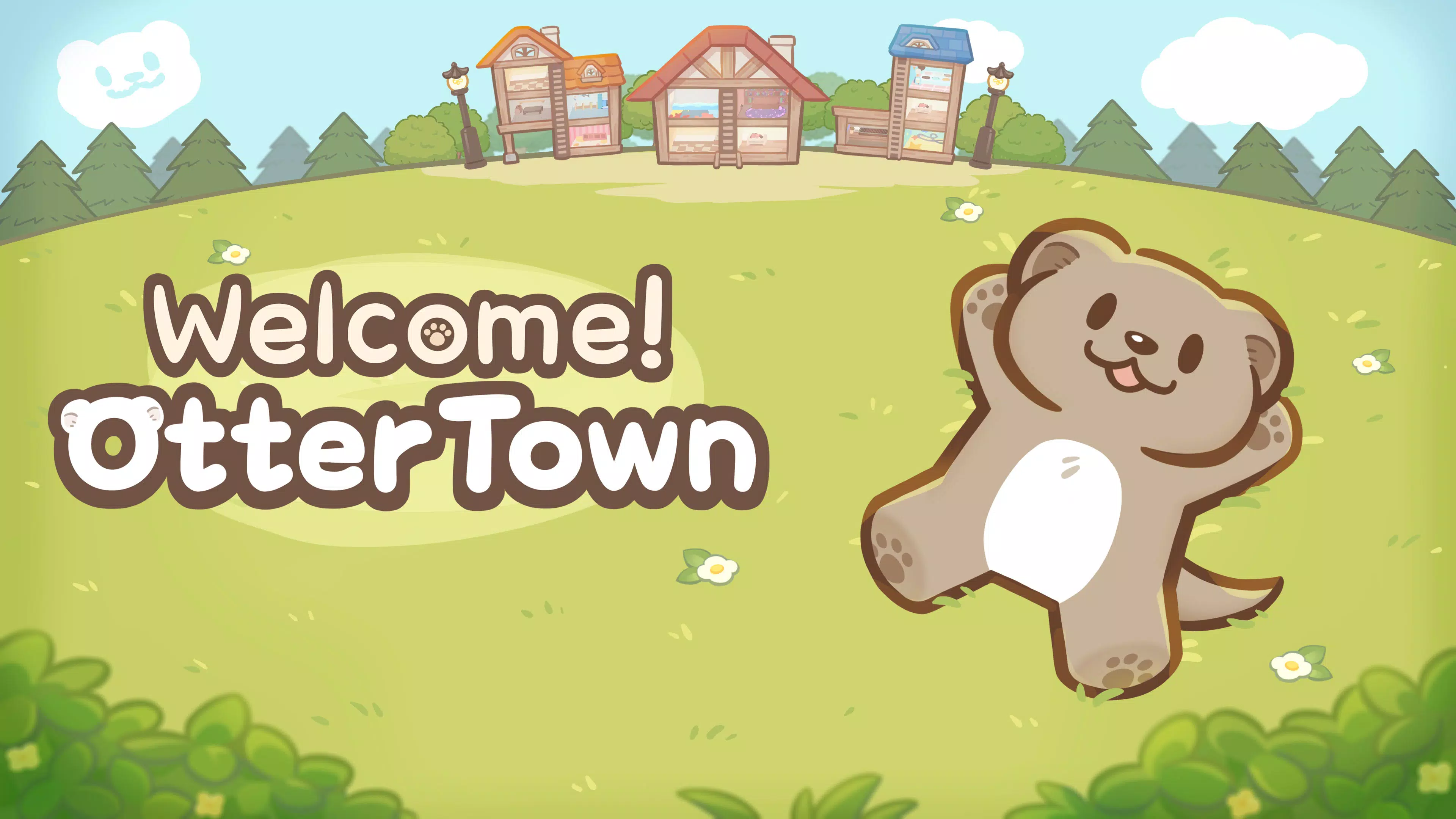 Welcome! Otter Town: cute game ภาพหน้าจอ 1