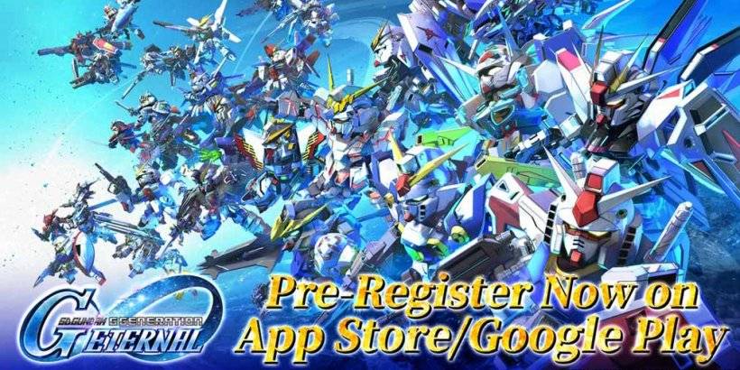 今すぐ事前登録：SDガンダムG世代の70ガンダムタイトルからモバイルスーツを収集