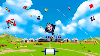 Osman Gazi kite flying 3d game Tangkapan skrin 3