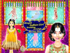 Indian Wedding Princess Salon Captura de pantalla 3