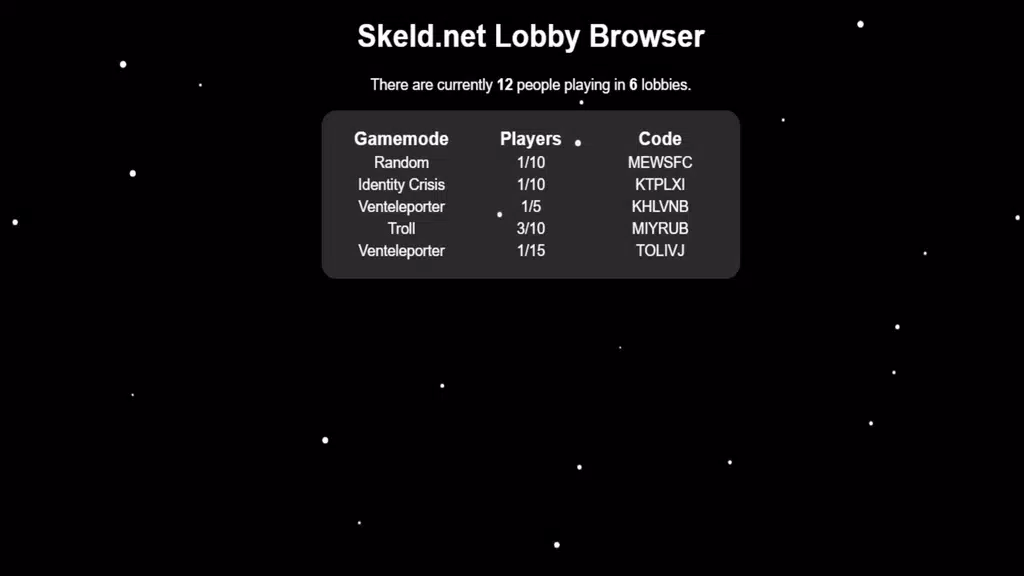 Skeld.net Among Us Mods 스크린샷 3