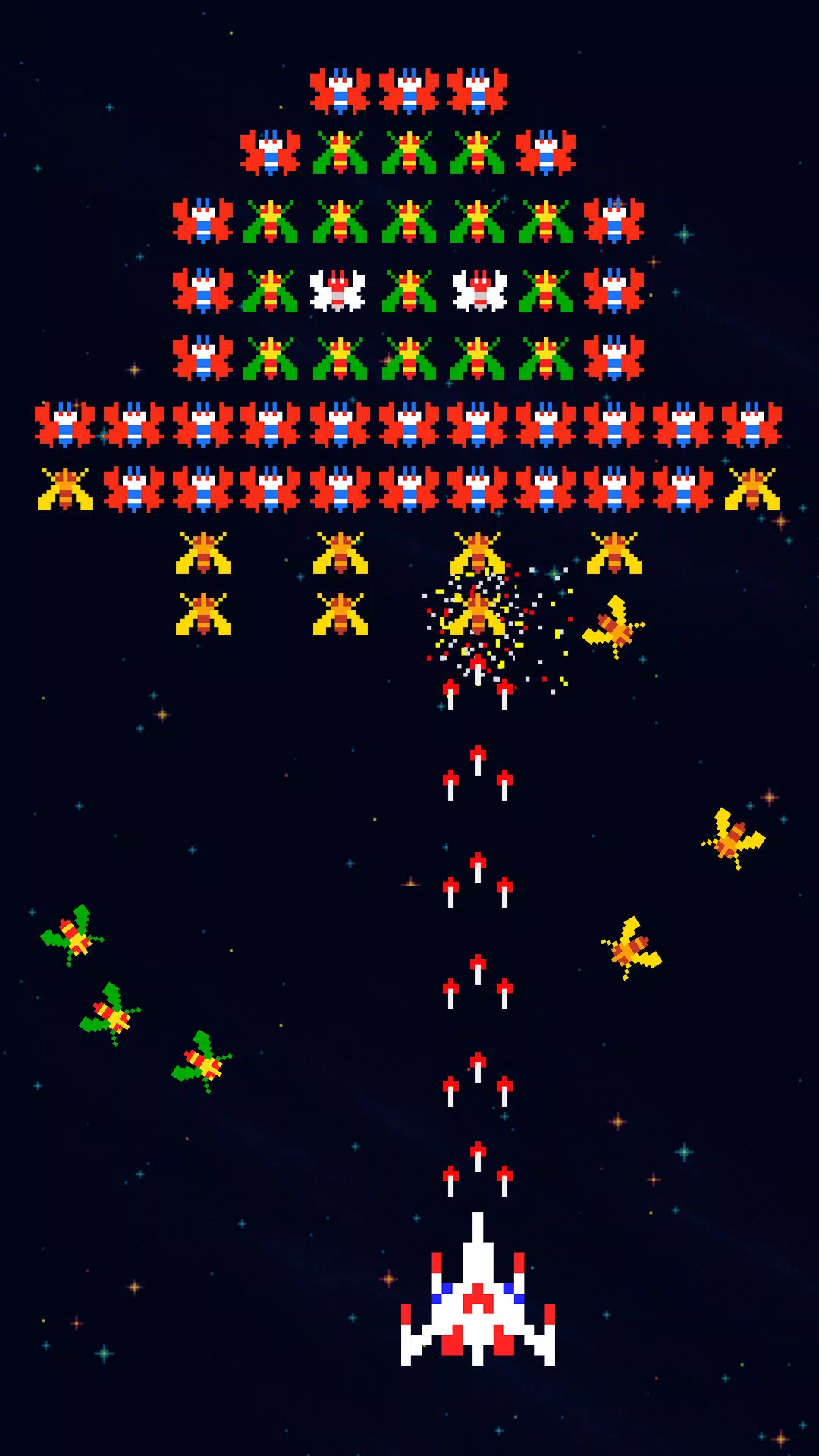 Schermata Falcon: Classic Space Invaders 2