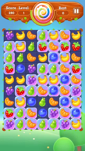 Fruit Melody - Match 3 Games Zrzut ekranu 0