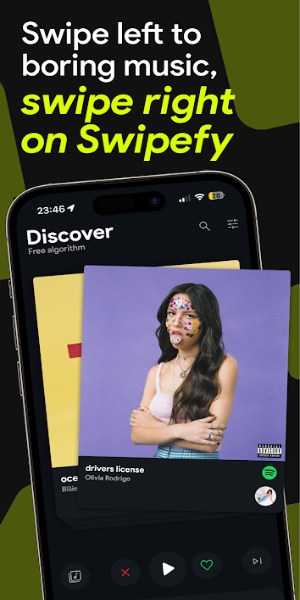 Spotify के लिए Swipefy