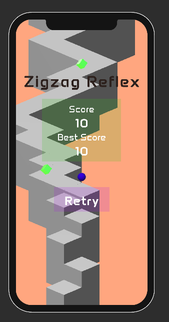 Zigzag Reflex Schermafbeelding 1