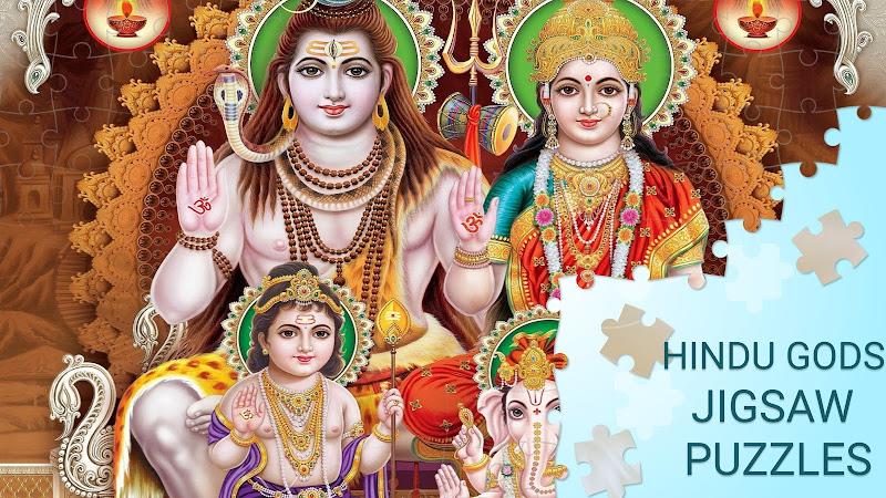 Hindu gods jigsaw puzzles game Tangkapan skrin 1