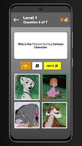 Guess Cartoon Character Quiz Capture d'écran 1