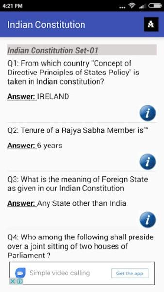 Indian Constitution Ekran Görüntüsü 2