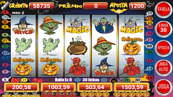 Halloween Slots 30 Linhas Capture d'écran 3