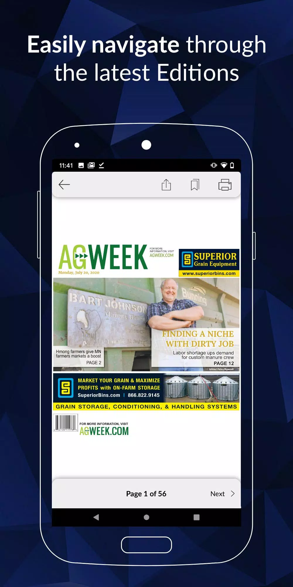 Agweek E-Paper Screenshot 1