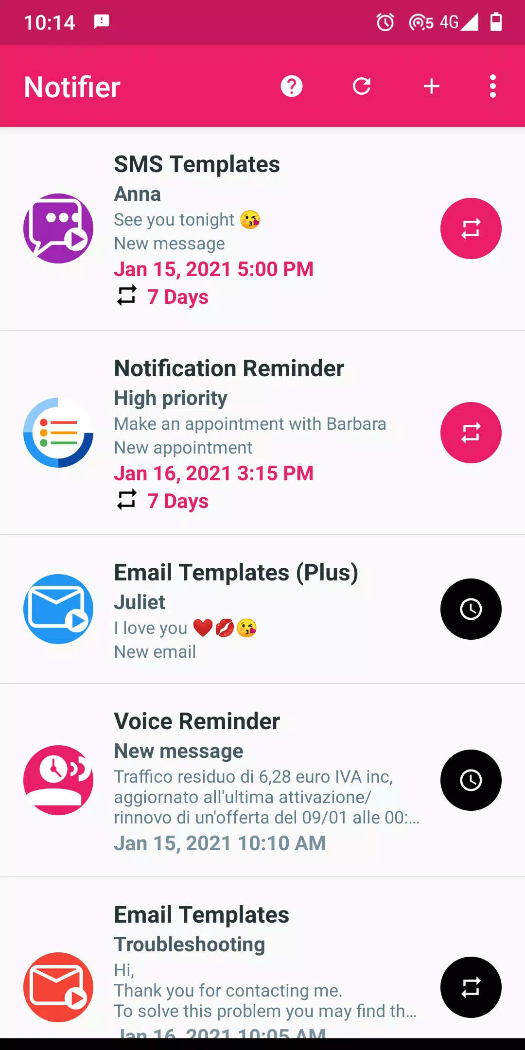 Fake Notifications Capture d'écran 3