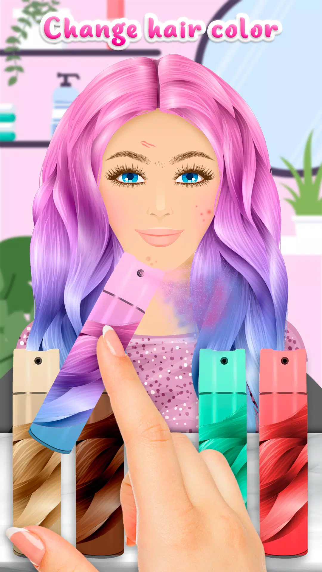 Makeup Beauty Salon Game Girls Ekran Görüntüsü 3