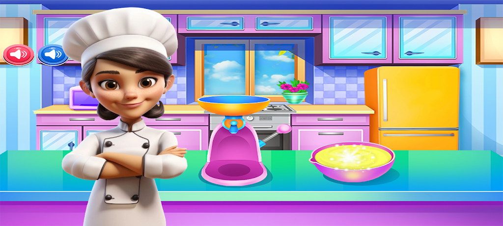 game cooking candy decoration Tangkapan skrin 2