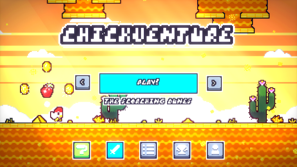 Chickventure: A Runner Game Ảnh chụp màn hình 2