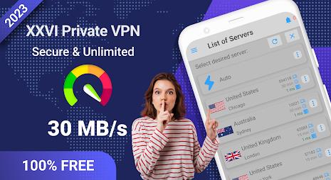 XV Private VPN - Fast Proxy Zrzut ekranu 0