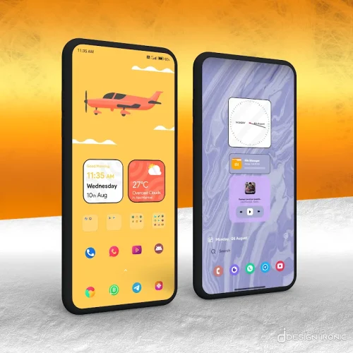 MiUI 14 KWGT Ekran Görüntüsü 3