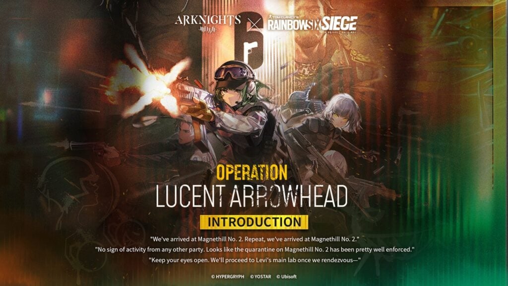 Operation Lucent Arrowhead, ang pangalawang Arknights x Rainbow Six Siege Crossover, ay bumaba ngayon