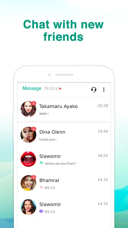 Peppermint Pro -VideoChat, LiveChat Tangkapan skrin 1