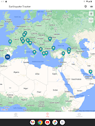 Earthquake App - Tracker, Map ภาพหน้าจอ 2