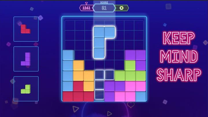 Block Neon 3D : Disco Puzzle Captura de tela 2