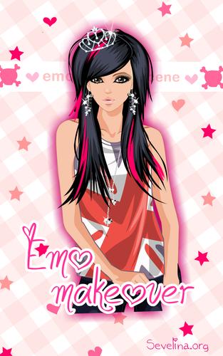 Emo dress up game Ekran Görüntüsü 2