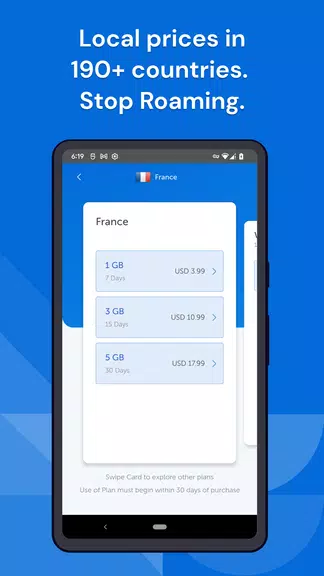 GigSky: Buy eSIM Online Скриншот 1