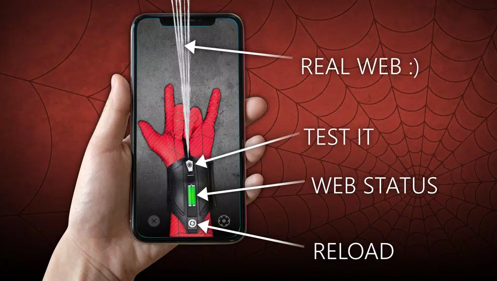 Spider Web Shooter Simulator Zrzut ekranu 0